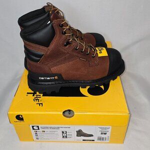 Carhartt 6 Inch Waterproof Insulated Boot Steel-Toe CMR6859, Size 8W, NIB